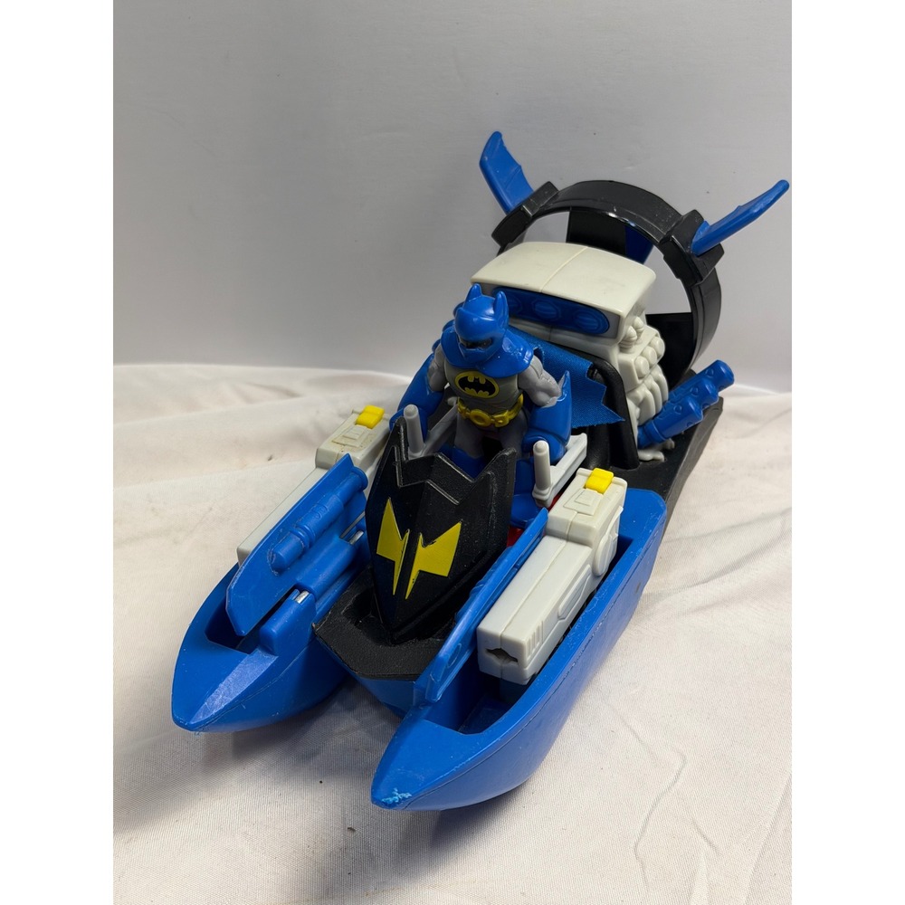 Fisher Price Imaginext DC Super Friends Batman Hovercraft Vehicle with Figure